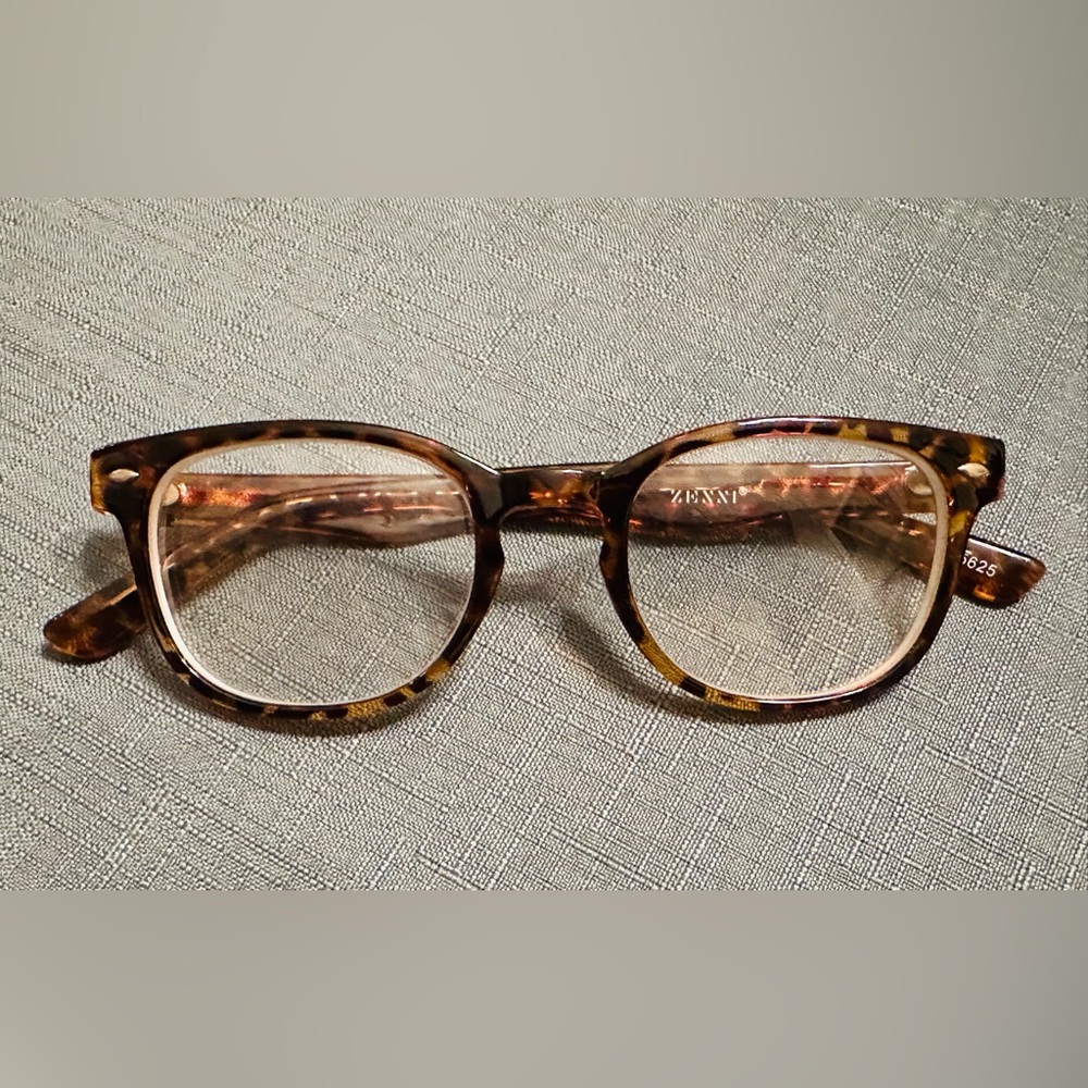 Zenni 125625 Tortoiseshell Round Glasses